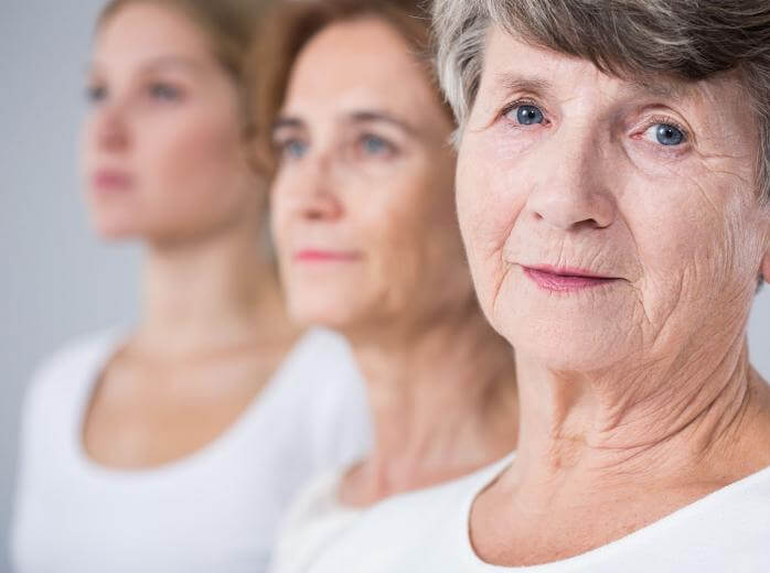 three women in white shirts