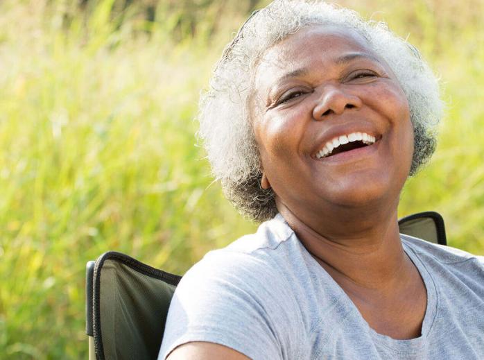 smiling woman